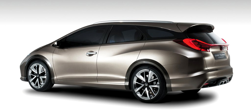Honda, Honda Civic Tourer station wagon: Honda Civic Tourer Concept : Ini Dia Sosok Civic Station Wagon