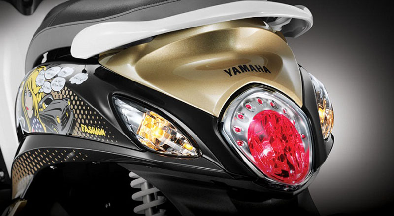 Motor Baru, Yamaha Fino Injeksi Lampu Belakang: Yamaha Fino Injeksi Diluncurkan di Thailand