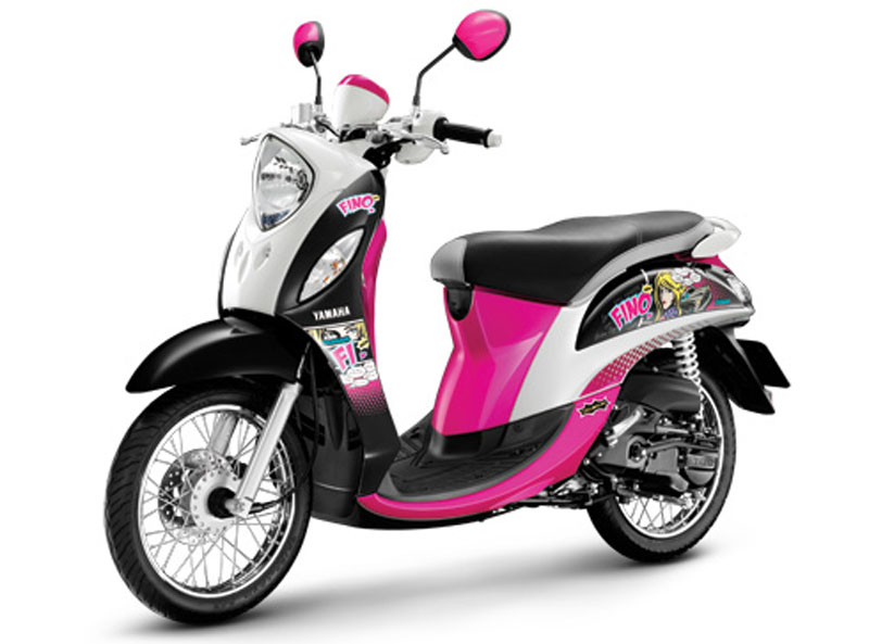 Motor Baru, Yamaha Fino Injeksi Pink: Yamaha Fino Injeksi Diluncurkan di Thailand