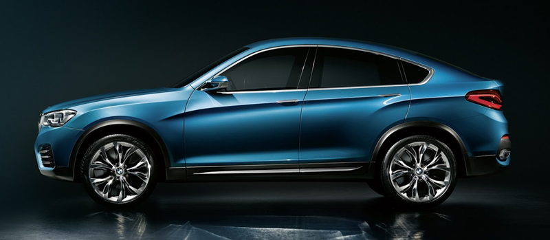 BMW, BMW X4 Konsep samping: Foto BMW X4 Akhirnya Resmi Diluncurkan