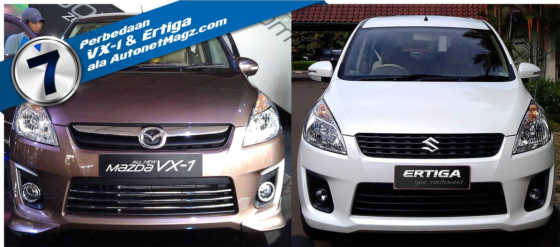 Komparasi, 7 Perbedaan Mazda VX-1 dan Suzuki Ertiga: 7 Perbedaan Mazda VX-1 dan Suzuki Ertiga