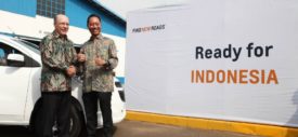 Peresmian pabrik General Motors Indonesia di Bekasi Jawa Barat