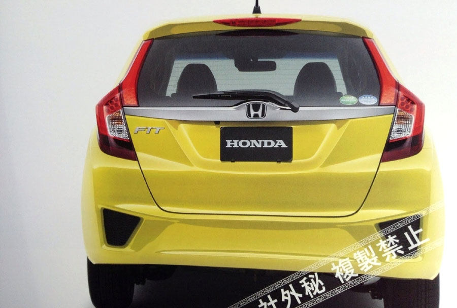 Honda, Honda Jazz 2014 rear: Gambar Honda Jazz 2014 Bocor di Internet