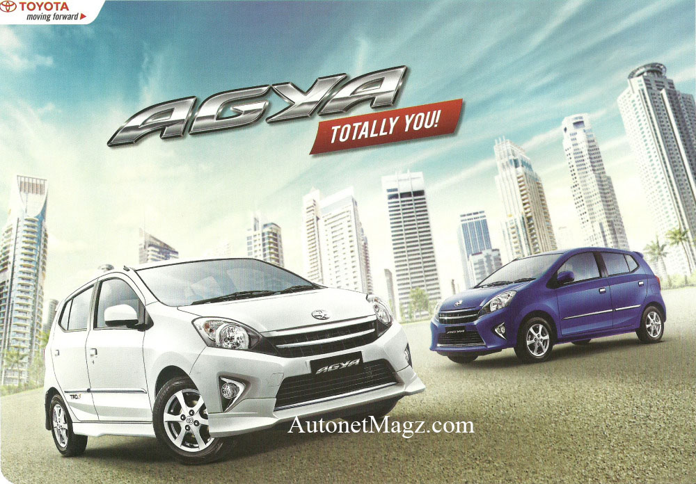 IIMS 2013, Brosur Toyota Agya: Bocor Lagi: Brosur Toyota Agya Lengkap Dengan Tipe-tipenya!
