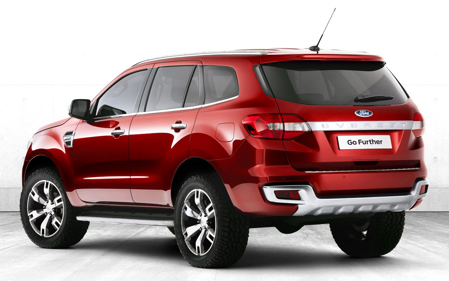 Ford, Ford Everest 2014 belakang: New Ford Everest 2014 Siap Menerkam Fortuner Dan Pajero Sport!