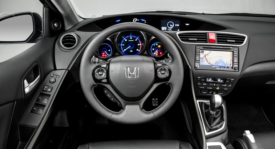 Honda, Honda Civic Tourer dashboard: Honda Civic Tourer 2014 Modelnya Tidak Biasa
