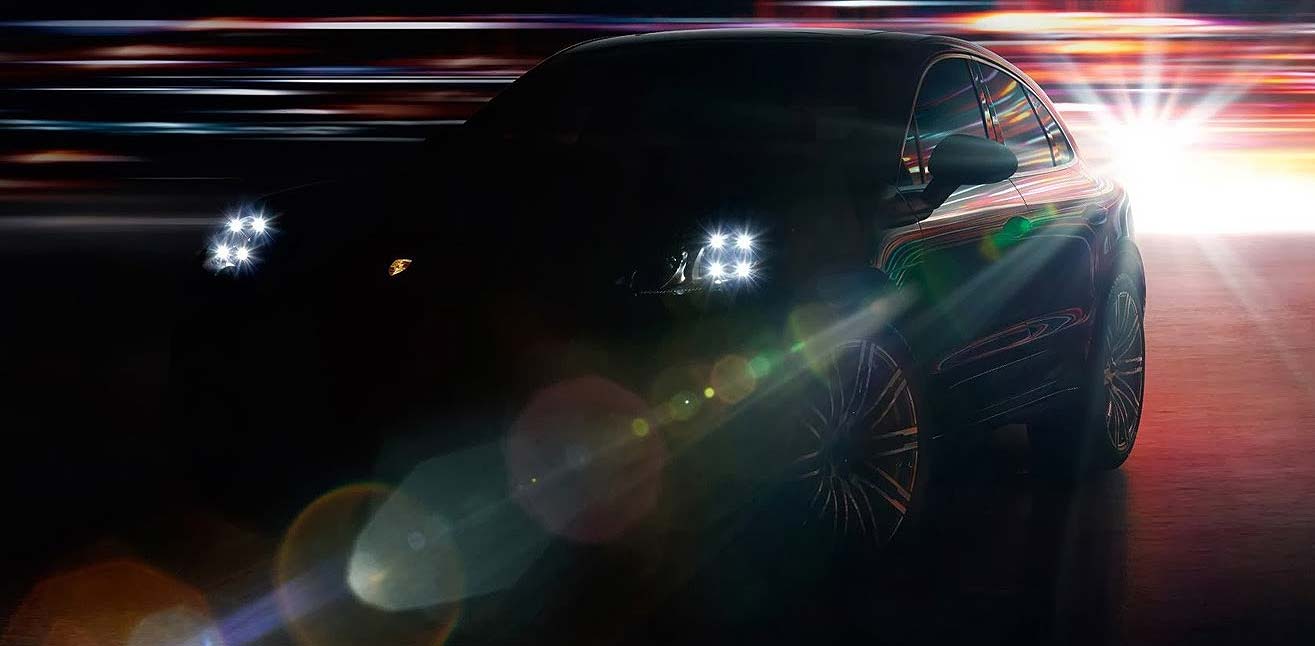 Berita, Porsche Macan teaser 2013: Teaser Porsche Macan Muncul !!