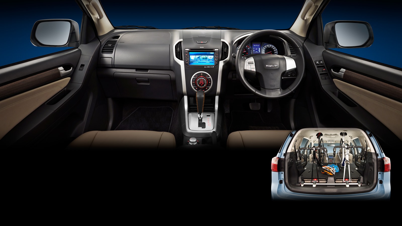 International, Isuzu MU-X interior: Isuzu MU-X 2014 Gantikan MU-7