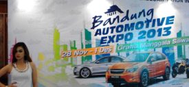 Kontestan miss Bandung Automotive Expo 2013