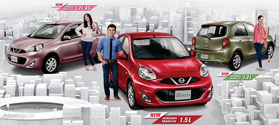 Mobil Baru, New Nissan March tahun 2014: Nissan March Facelift Indonesia Hadir Dengan 2 Pilihan Mesin