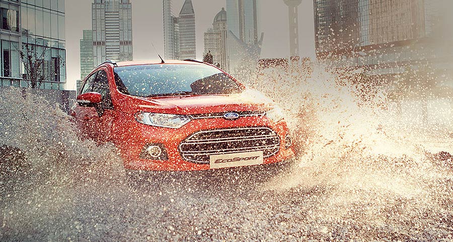 Ford, Ford EcoSport dapat menerjang banjir sampai setengah meter: Ford EcoSport Indonesia Memulai Debut Dengan Kontes Urban Discoveries!