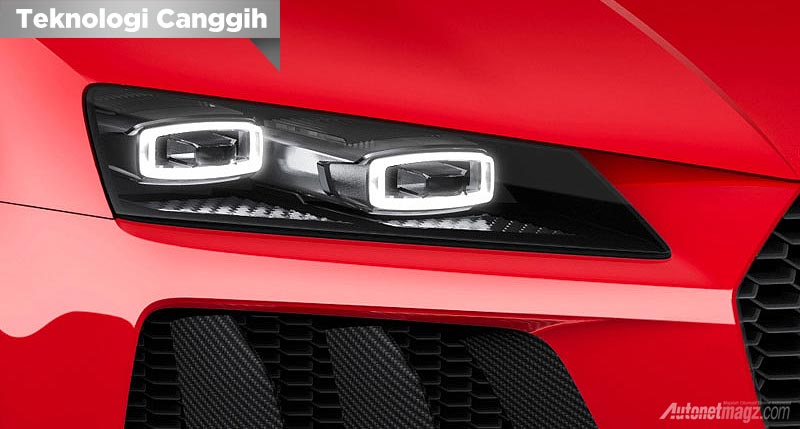 Audi, Laserlight Audi: Audi Quattro Laserlight Concept Pakai Lampu Teknologi Laser!