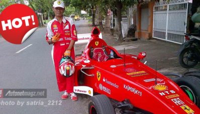 Pria Lombok Membuat Replica Ferrari F1 Dari Daihatsu Hijet 1980 Pria Lombok Membuat Replica Ferrari F1 Dari Daihatsu Hijet 1980