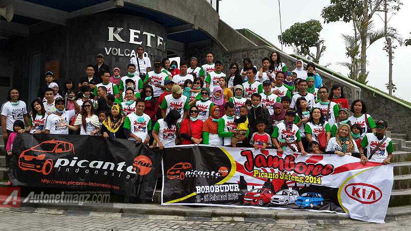 Kia, Klub Picanto Indonesia: Picanto Club Indonesia Tour ke Borobudur