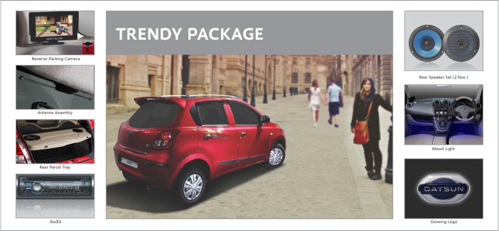 Datsun, Datsun GO+ Nusantara Trendy Package: Di India, Datsun GO Dijual Dengan Pilihan Paket Aksesoris