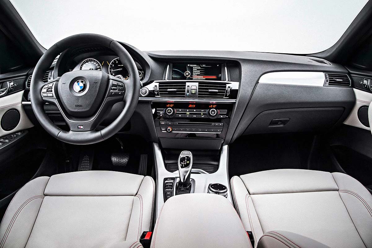 BMW, Interior BMW X4 2014: Untuk Pertama Kalinya BMW X4 Diperkenalkan ke Publik [Galeri foto & video]