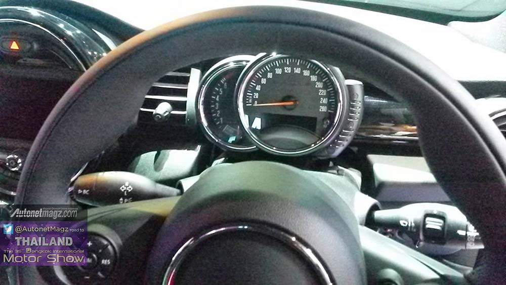 Bangkok Motorshow, Speedometer MINI Cooper 2014: First Impression Review Mini Cooper 2014 Dari Bangkok Motorshow