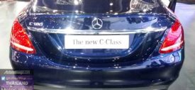 Interior kabin belakang Mercedes C-Class 2015