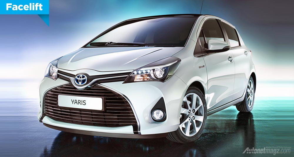 Mobil Baru, 2015-Toyota-Yaris-Facelift-Europe-and-US: Ini Wajah Baru 2015 Toyota Yaris Facelift Pasar Eropa
