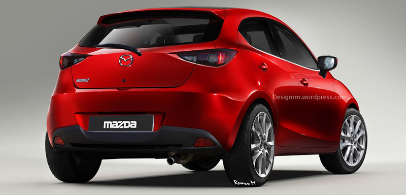 International, Mazda2 2015: Beginilah Render Mazda2 2015 Versi Produksi