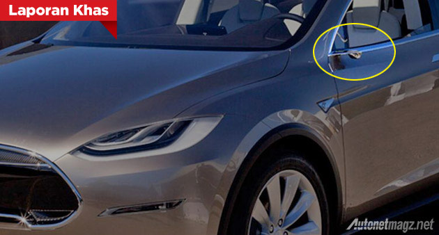 International, Mobil tanpa kaca spion Tesla Model X: Mobil Masa Depan Tidak Perlu Kaca Spion Lagi kata Tesla