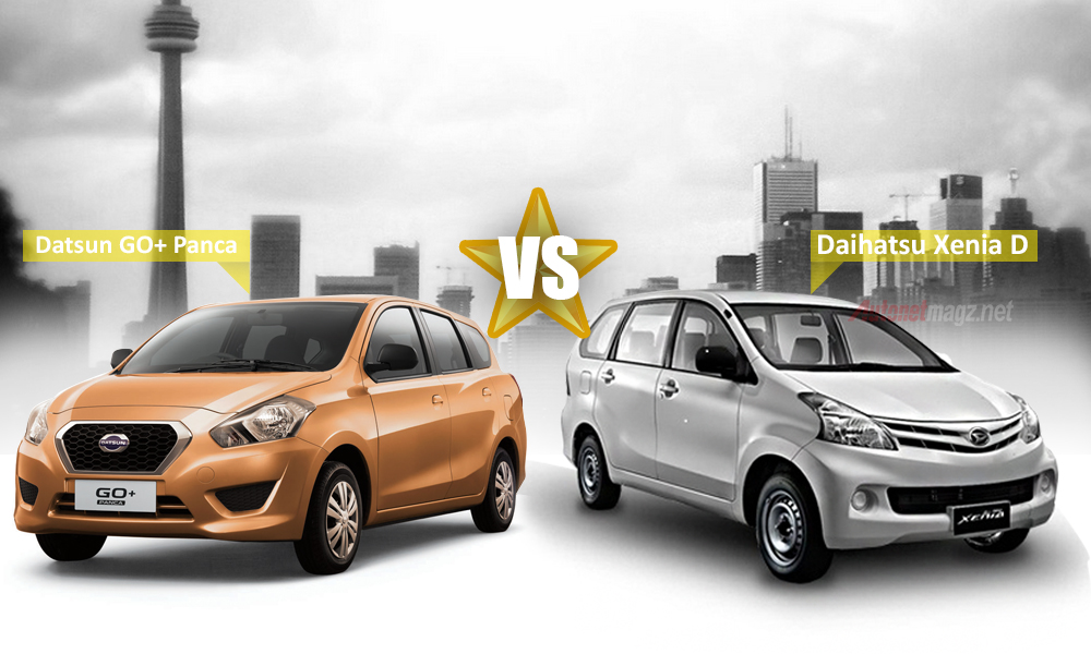 Daihatsu, komparasi xenia d vs go+ panca: Komparasi : Lebih Baik Xenia 1.000 cc Atau Datsun GO+ Panca Ya?