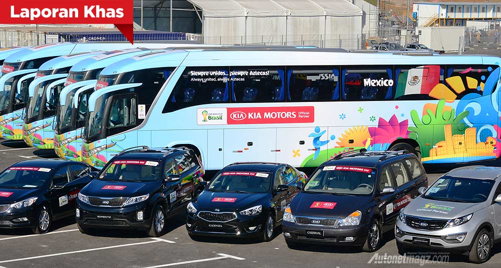 International, KIA sebagai mobil resmi Piala Dunia Brazil 2014: KIA Siapkan 410 Mobil untuk Mendukung Piala Dunia Brasil 2014