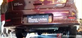 Spoiler belakang dan rear skirt Grand Livina Autech