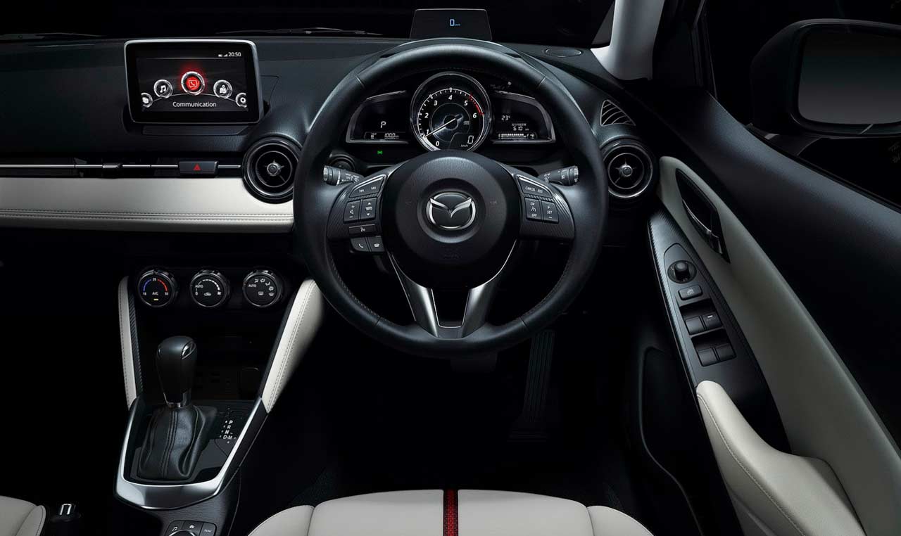 International, 2015-Mazda2-Steering-Wheel: Ini Foto Lengkap Mazda 2 2015 Yang Akan Hadir di Indonesia Tahun Depan!