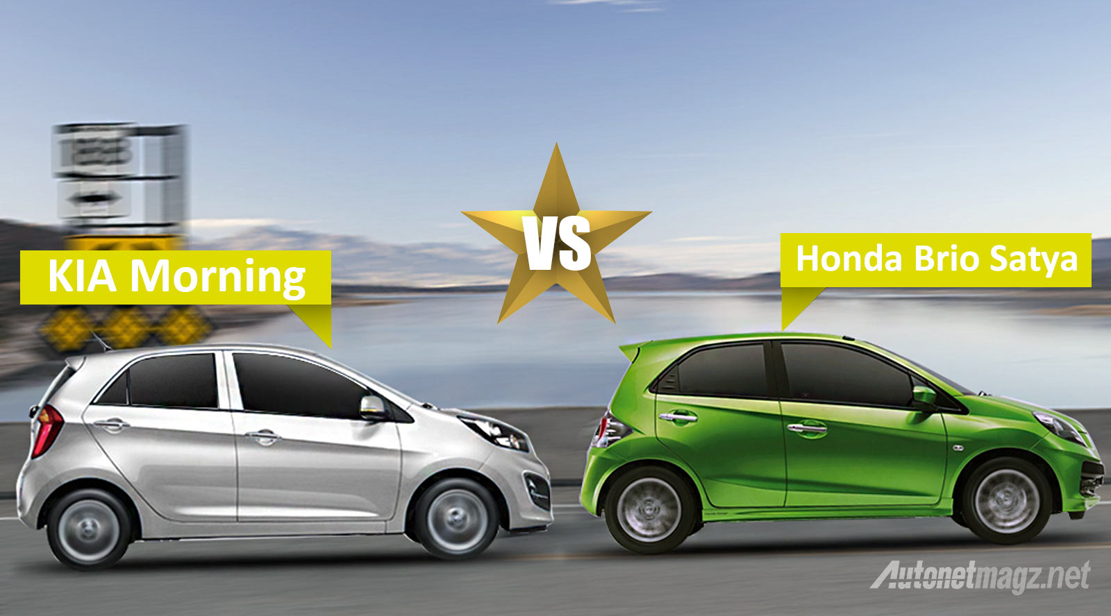 Honda, KIA-Morning-VS-Honda-Brio-Satya: Komparasi : KIA Morning VS Honda Brio Satya