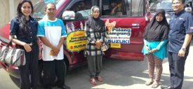 Peserta mudik bareng dari Suzuki Indonesia naik APV Gratis