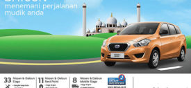 Peta Mudik dan posko mudik bengkel resmi 24 jam Nissan Indonesia 2014