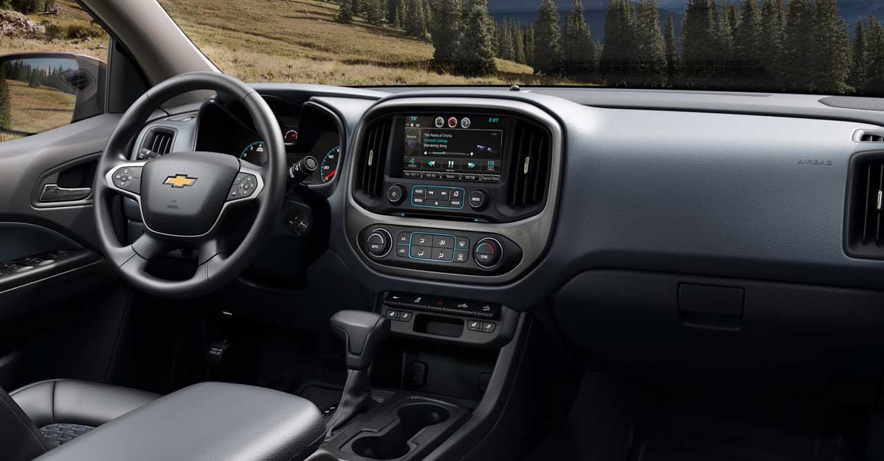 Chevrolet, Chevrolet-Colorado-2015-Dashboard-Design: New Chevrolet Colorado 2015 Diperkenalkan di Amerika