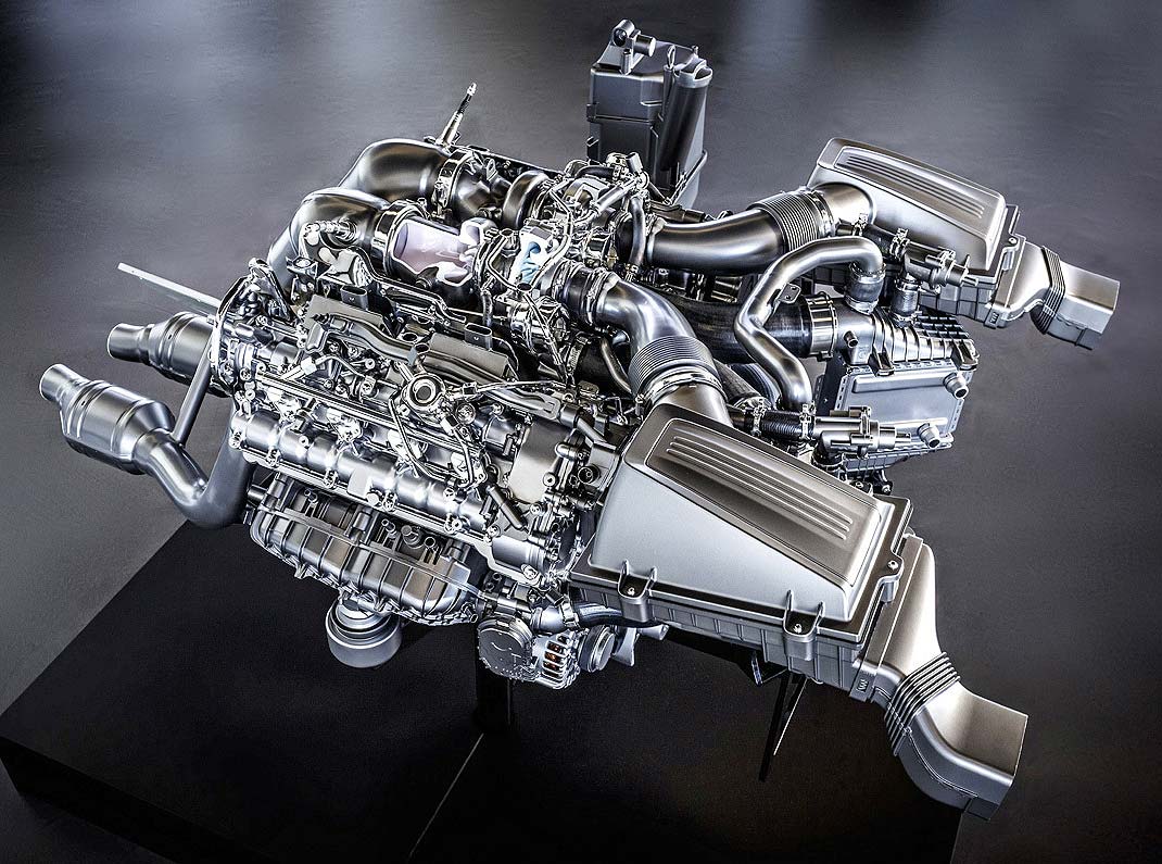 Mercedes-Benz, Twin-turbo engine of Mercedes-Benz AMG 4.0 liter V8: Mercedes-AMG Punya Mesin Baru 4.0L twin-turbo V8