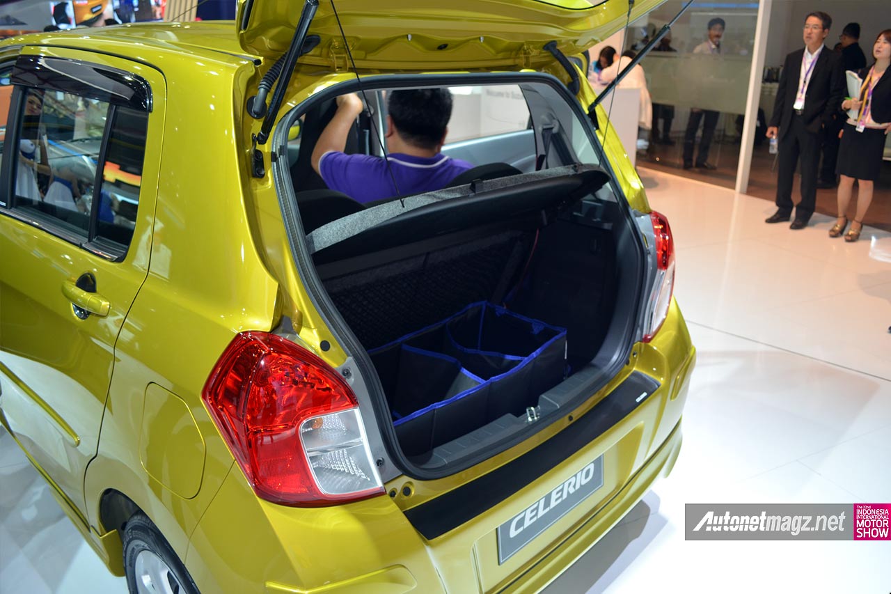 IIMS 2014, Bagasi-Suzuki-Celerio: [Exclusive] First Impression Review Suzuki Celerio 2015 Indonesia [with Video]