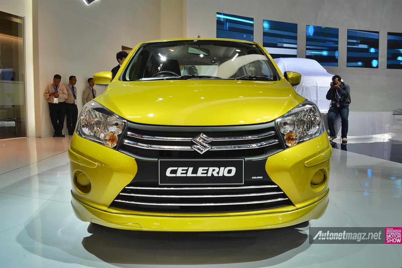IIMS 2014, Suzuki-Celerio-IIMS-Tampak-Depan: [Exclusive] First Impression Review Suzuki Celerio 2015 Indonesia [with Video]