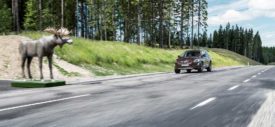 Jalan kosong tempat ngetes mobil Volvo di AstaZero Swiss