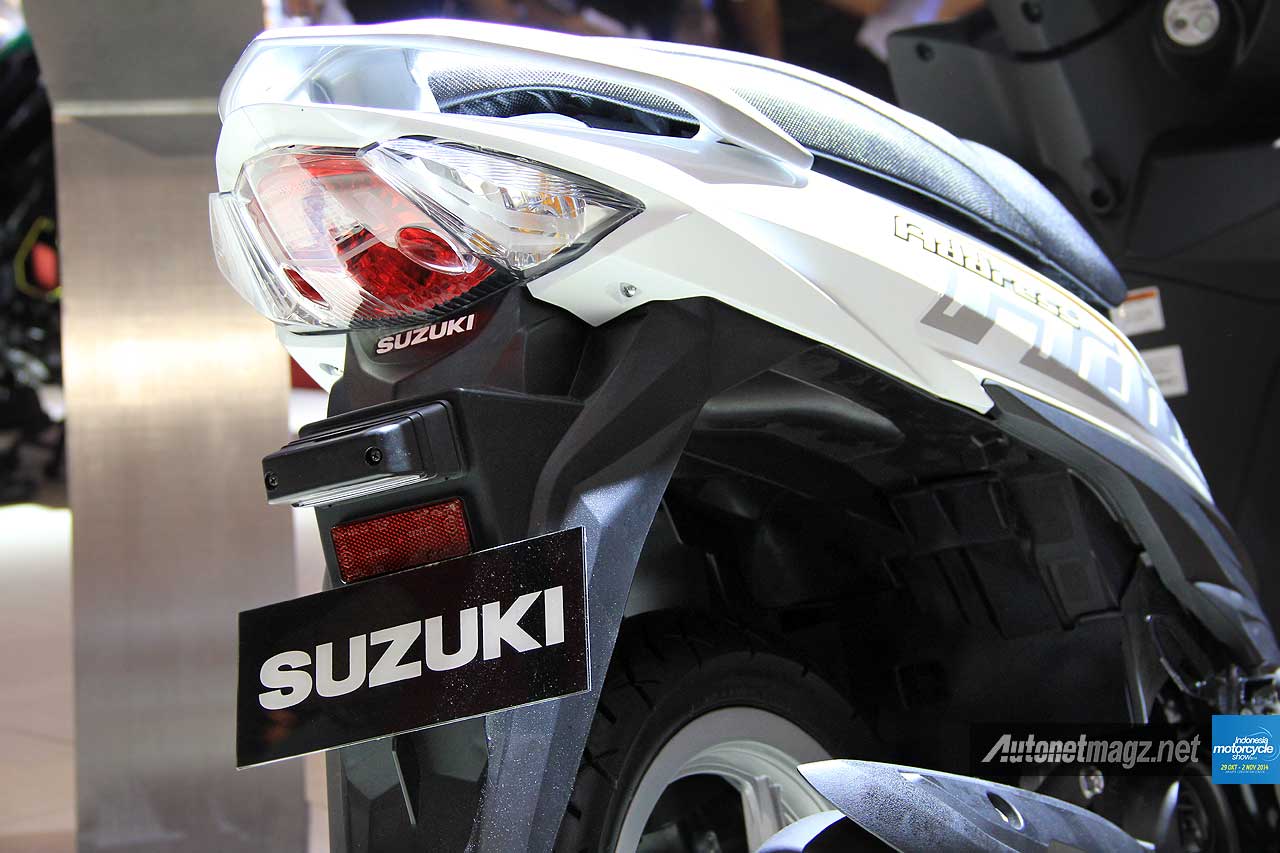 IMOS 2014, Desain lampu dan body belakang Suzuki Address: First Impression Review Suzuki Address FI [Galeri Foto]