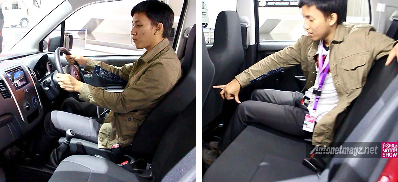 IIMS 2014, Posisi duduk di ruang kabin LCGC Suzuki Karimun Wagon R GS: First Impression Review Suzuki Karimun Wagon R GS [with Video]