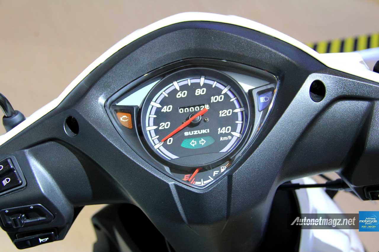 IMOS 2014, Suzuki Address 2015 speedometer fitur: First Impression Review Suzuki Address FI [Galeri Foto]