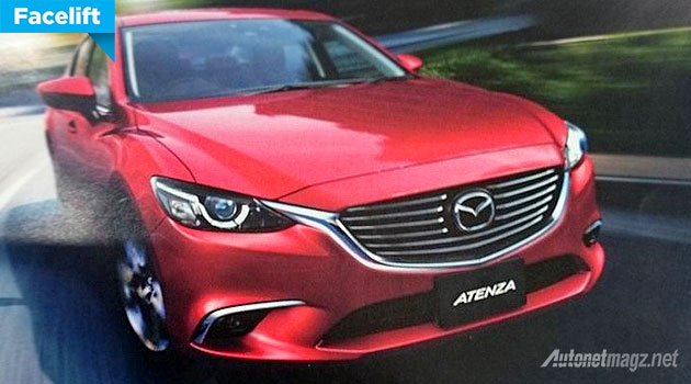 International, 2015 Mazda6 Atenza facelift: 2015 Mazda 6 Facelift Bakal Punya Grille Seperti CX-5 Facelift