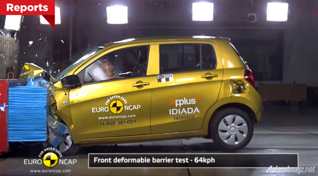 International, Crash test uji tabrak Suzuki Celerio: Suzuki Celerio Versi Eropa Hanya Dapat 3 Bintang Euro NCAP