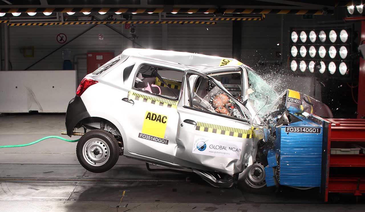 Datsun, Datsun-GO-Crash-Test: Tidak Aman, Global NCAP Minta Datsun Hentikan Penjualan GO