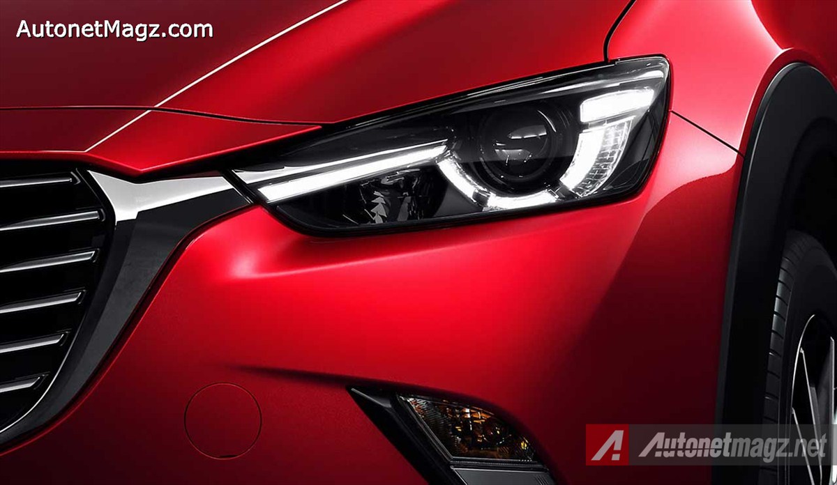 International, Mazda-CX-3-Headlamp: Ini Dia Foto Dan Spesifikasi Lengkap Mazda CX-3 Crossover