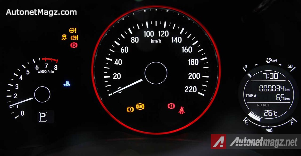 Honda, Honda-HRV-Prestige-Speedometer: First Impression Review Honda HR-V Prestige by AutonetMagz