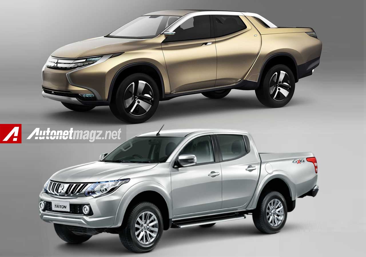 Mitsubishi, Mitsubishi-Strada-Triton-Comparison: Konsep vs Realita : Mitsubishi Strada Triton vs Mitsubishi GR-HEV Concept