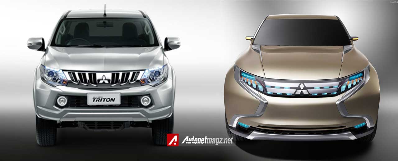 Mitsubishi, Mitsubishi-Strada-Triton-Komparasi: Konsep vs Realita : Mitsubishi Strada Triton vs Mitsubishi GR-HEV Concept