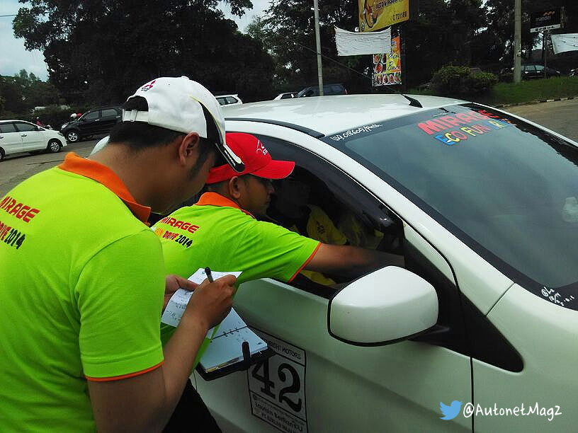 Event, Pencatatan perolehan adu irit BBM Mitsubishi Mirage: Juara Mitsubishi Mirage Eco Fun Drive II Palembang, Tembus 23 Km/liter Dalam Kota!