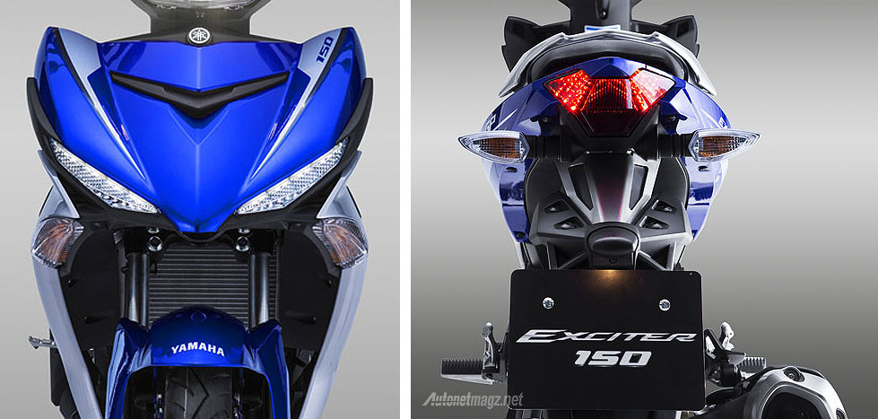 Berita, Yamaha Exciter alias Jupiter MX baru 150 cc 2015 tampak depan dan belakang: Ini Dia Detail dan Spesifikasi Yamaha Jupiter MX King 150