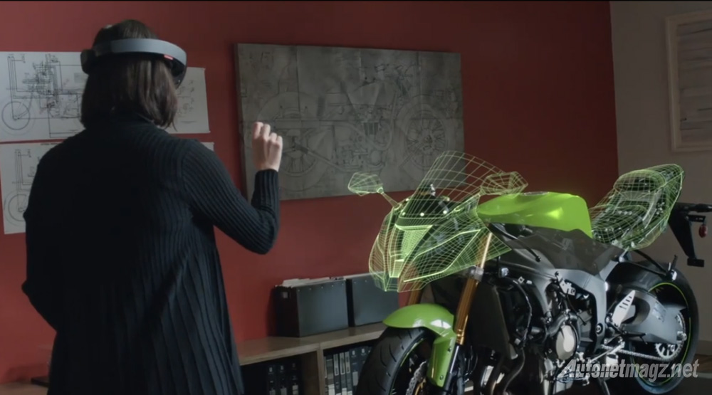 Berita, Desain-Motor-dengan-Microsoft-HoloLens: Microsoft HoloLens Disiapkan Menuju Era Baru dalam Dunia Otomotif